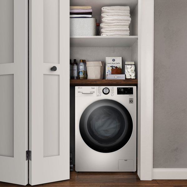 LG 24" Electric All-in-One Front Loading Combo with 2.4 Cu. Ft. Washer with 14 Wash Programs & 2.4 Cu. Ft. Dryer with 1 Dryer Program, Sensor Dry & Wrinkle Care - White - Image 11