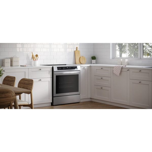 Frigidaire 30 in. 5.3 cu. ft. Convection Oven Freestanding Electric Range with 4 Induction Zones - Stainless Steel - Image 14