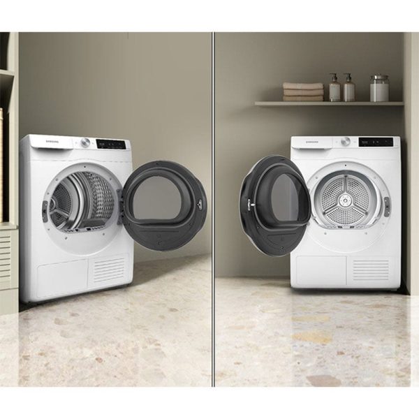 Samsung 24 in. 4.0 cu. ft. Ventless Heat Pump Electric Dryer with 15 Dryer Programs, 11 Dry Options, Sanitize Cycle, Wrinkle Care & Sensor Dry - White - Image 15