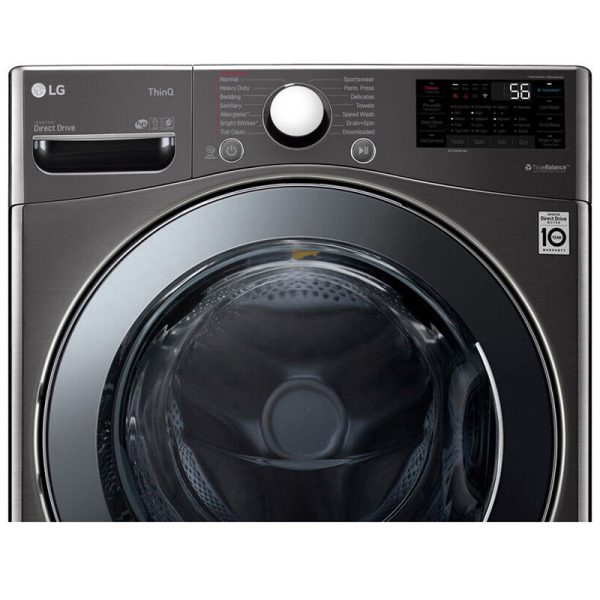 LG 27" Electric All-in-One Front Loading Combo with 4.5 Cu. Ft. Washer with 14 Wash Programs & 4.5 Cu. Ft. Dryer with 4 Dryer Programs, Sensor Dry & Wrinkle Care - Black Steel - Image 16