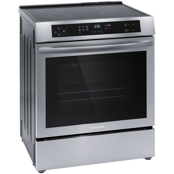 Frigidaire 30 in. 5.3 cu. ft. Convection Oven Freestanding Electric Range with 4 Induction Zones - Stainless Steel - Image 2