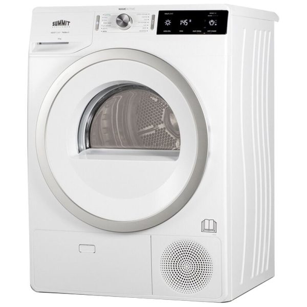 Summit 24 in. 3.8 cu. ft. Stackable Ventless Heat Pump Electric Dryer - White - Image 2