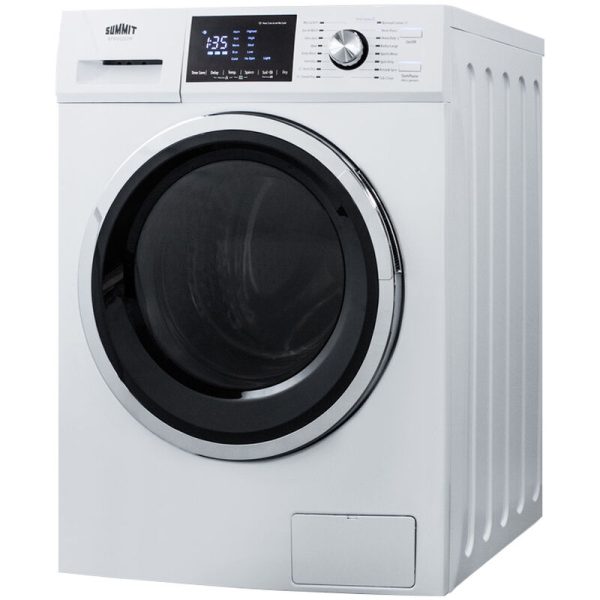 Summit 24 in. 2.7 cu. ft Electric All-in-One Front Load Washer-Dryer Combo with 16 Wash Programs & Wrinkle Care - White - Image 2