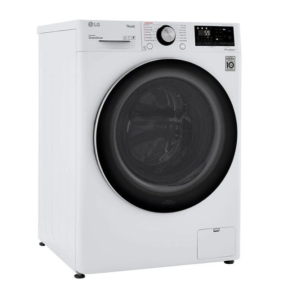 LG 24" Electric All-in-One Front Loading Combo with 2.4 Cu. Ft. Washer with 14 Wash Programs & 2.4 Cu. Ft. Dryer with 1 Dryer Program, Sensor Dry & Wrinkle Care - White - Image 2