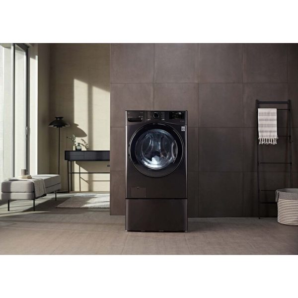 LG 27" Electric All-in-One Front Loading Combo with 4.5 Cu. Ft. Washer with 14 Wash Programs & 4.5 Cu. Ft. Dryer with 4 Dryer Programs, Sensor Dry & Wrinkle Care - Black Steel - Image 22