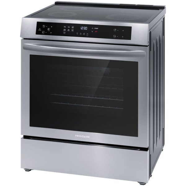 Frigidaire 30 in. 5.3 cu. ft. Convection Oven Freestanding Electric Range with 4 Induction Zones - Stainless Steel - Image 3