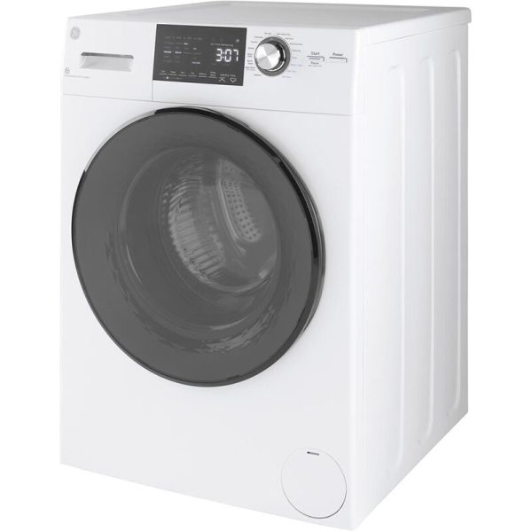 GE 24 in. 2.4 cu. ft. Electric All-in-One Front Load Washer-Dryer Combo with Sensor Dry - White - Image 3