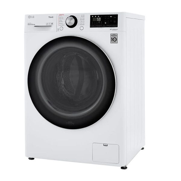 LG 24" Electric All-in-One Front Loading Combo with 2.4 Cu. Ft. Washer with 14 Wash Programs & 2.4 Cu. Ft. Dryer with 1 Dryer Program, Sensor Dry & Wrinkle Care - White - Image 3