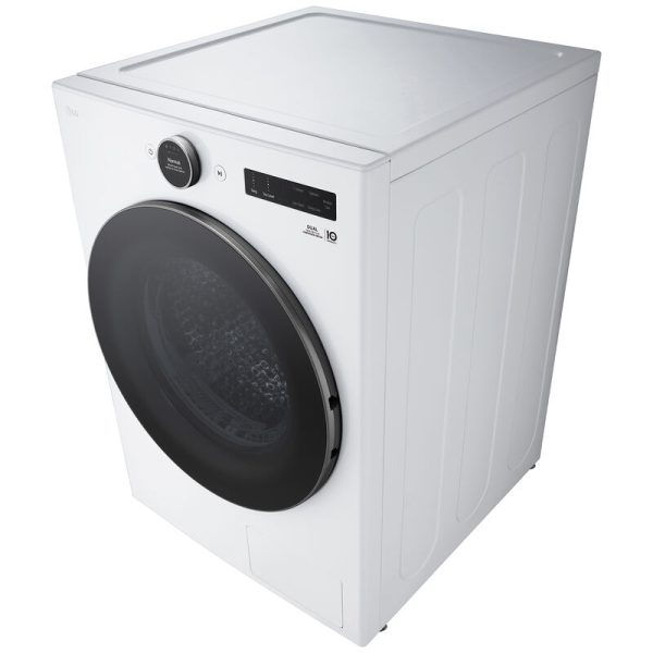 LG 27 in. 7.8 cu. ft. Smart Stackable Electric Dryer with Dual Inverter HeatPump Technology, Inverter Direct Drive Motor System & Sensor Dry - White - Image 4