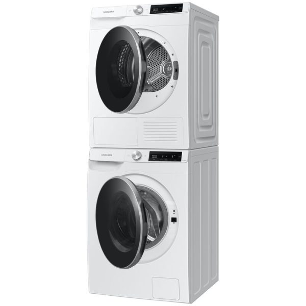 Samsung 24 in. 4.0 cu. ft. Ventless Heat Pump Electric Dryer with 15 Dryer Programs, 11 Dry Options, Sanitize Cycle, Wrinkle Care & Sensor Dry - White - Image 7