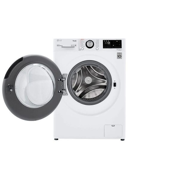 LG 24" Electric All-in-One Front Loading Combo with 2.4 Cu. Ft. Washer with 14 Wash Programs & 2.4 Cu. Ft. Dryer with 1 Dryer Program, Sensor Dry & Wrinkle Care - White - Image 7