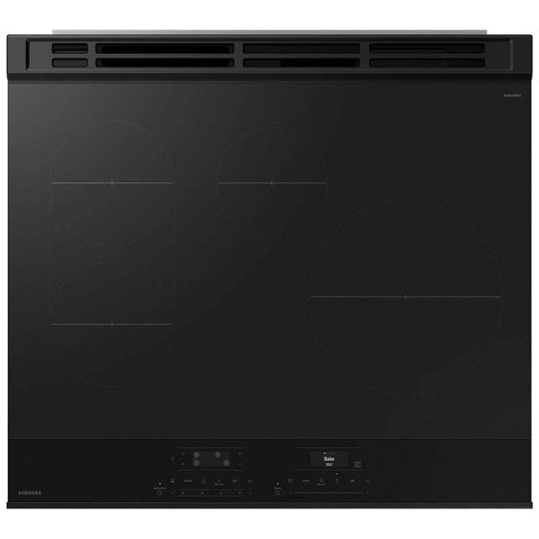 Samsung Bespoke 30 in. 6.3 cu. ft. Smart Oven Slide-In Electric Range with 4 Induction Zones - Stainless Steel - Image 8