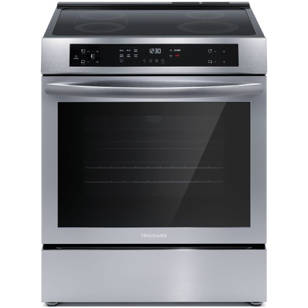 Frigidaire 30 in. 5.3 cu. ft. Convection Oven Freestanding Electric Range with 4 Induction Zones - Stainless Steel