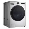 LG 5.0 cu. ft. Mega Capacity Smart Front Load Electric All-in-One Washer Dryer Combo with TurboWash360 WiFi in Black Steel - Image 3