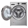 LG 5.0 cu. ft. Mega Capacity Smart Front Load Electric All-in-One Washer Dryer Combo with TurboWash360 WiFi in Black Steel - Image 5